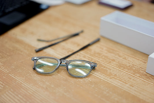 GI GLASSESビンテージメガネの仮組み